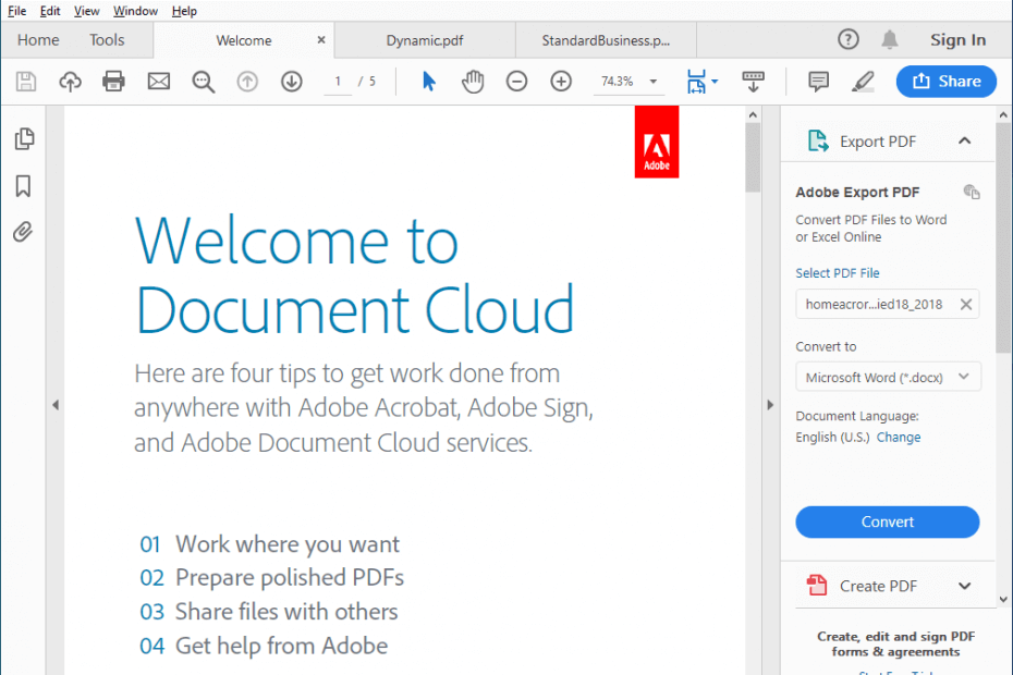 adobe acrobat pdf for mac puchase options